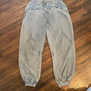 Out from Under grey sweats, size Large